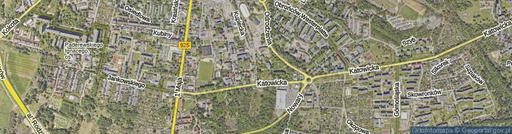 Zdjęcie satelitarne Niemcewicza Juliana Ursyna ul.